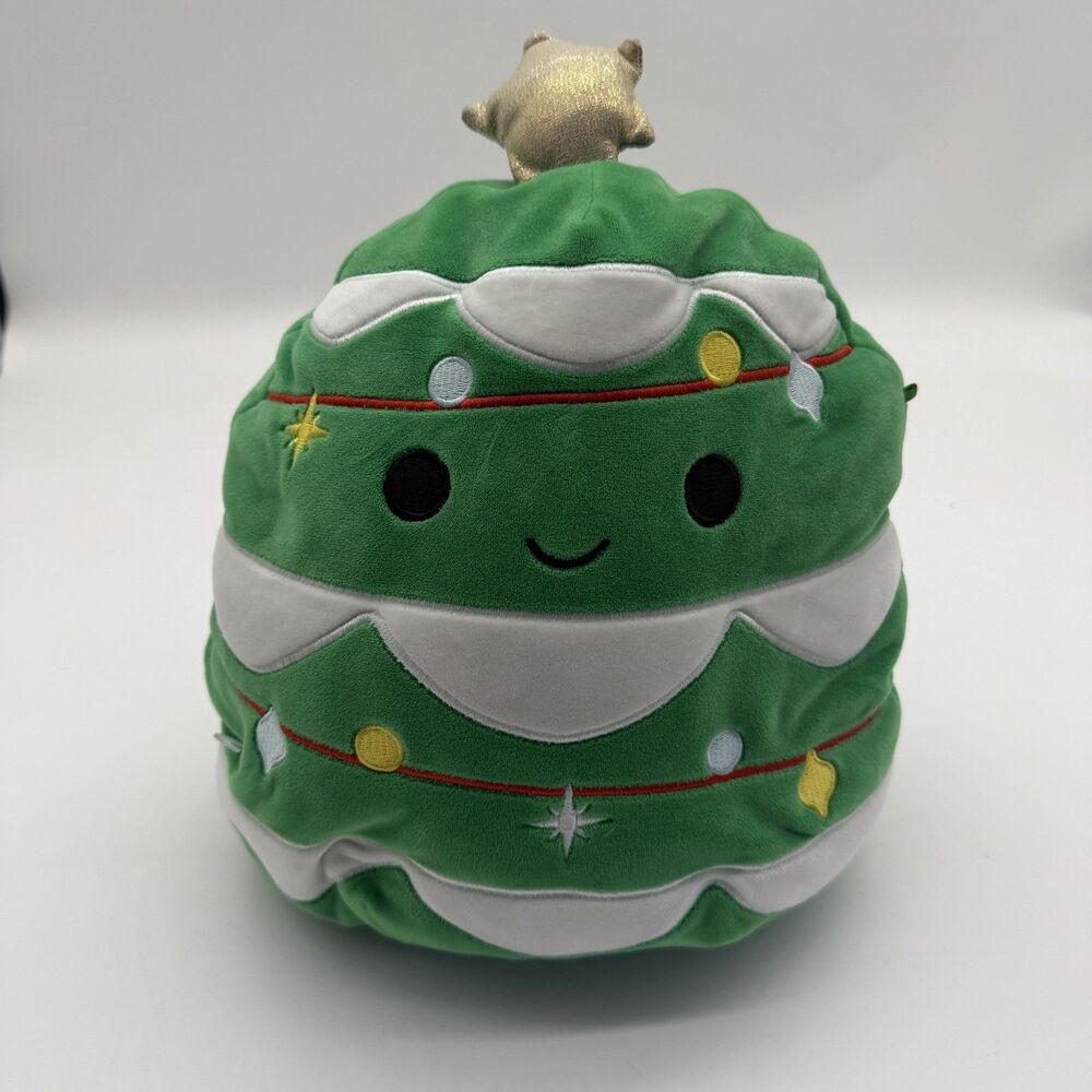 Squishmallows 12” JOHANN Christmas Tree Snow Star Holidays Plush